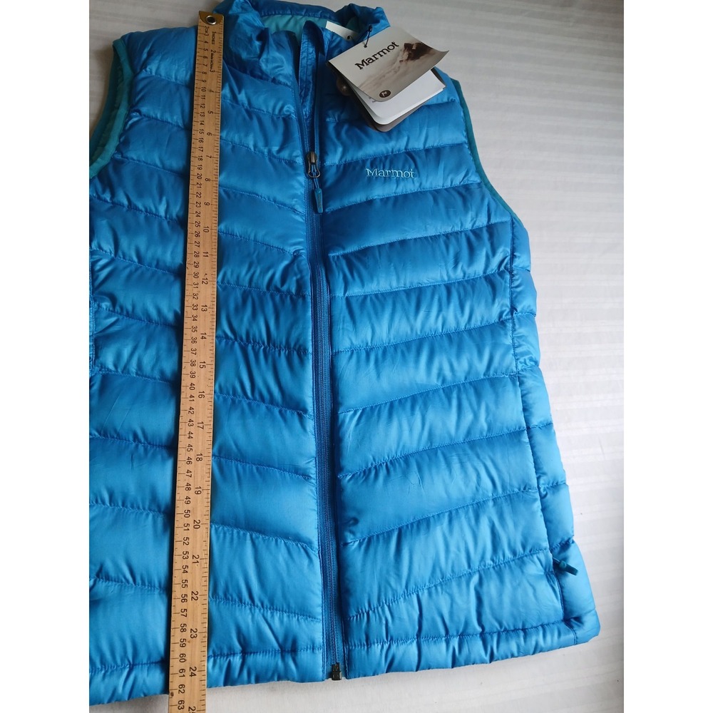 Marmot Vest Medium Womens 800 Fill Down Puffer Quilted Zip Pockets Outdoor New - Picture 7 of 14